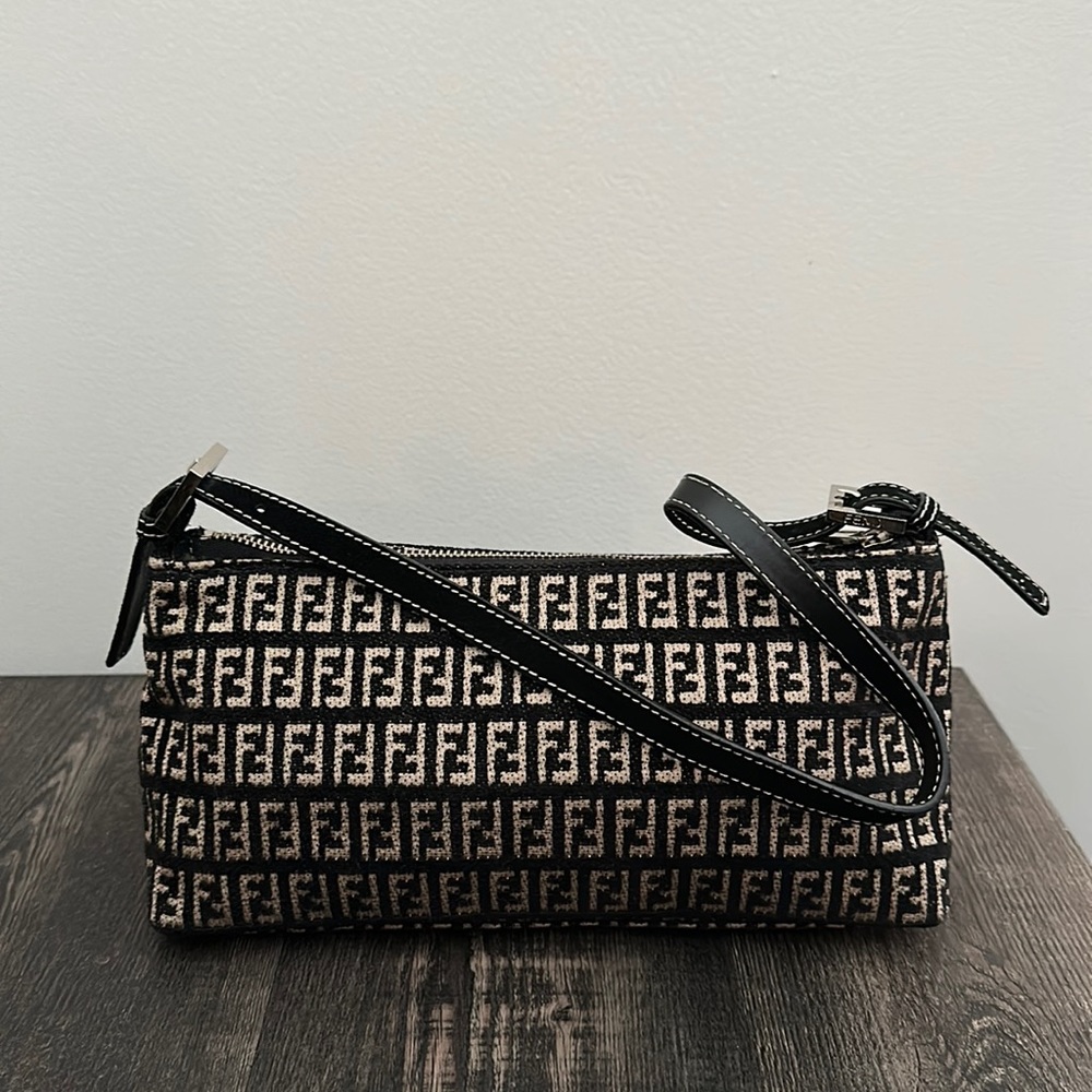 Fendi FF Baguette Vintage Zucca Purse